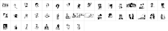 CortoMaltese Regular Character Map CortoMaltese Regular Character Map