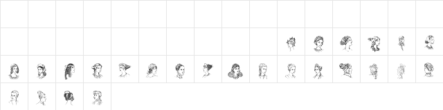 Cosette Regular Character Map