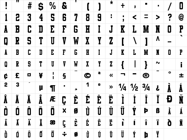 Cosmic Regular Character Map Cosmic Regular Character Map