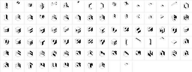 koobz Regular Character Map koobz Regular Character Map