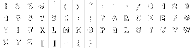 Crazy Creatures Normal Character Map