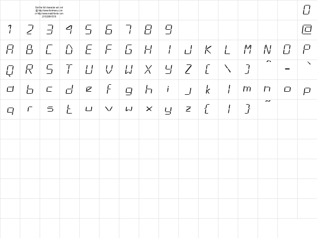 CristoLikid Tryout Regular Character Map