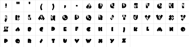 AL Conscience AH Regular Character Map