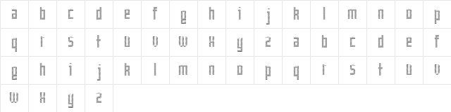 Cross Cross Character Map