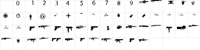 cs Regular Character Map