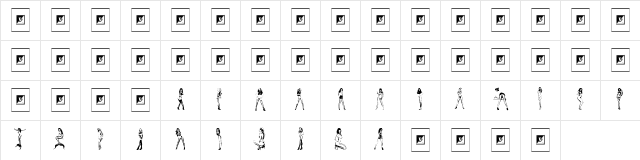 Cuties by Carlos Regular Character Map