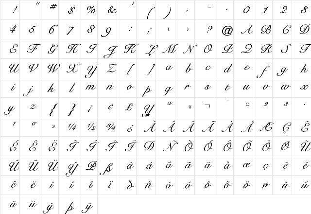 CygnetRound Regular Character Map CygnetRound Regular Character Map