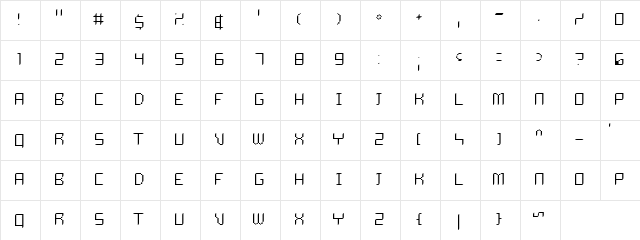 Dalila Light Regular Character Map