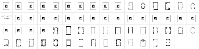 Darrians Frames Two Regular Character Map