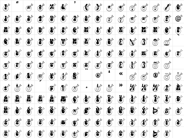 Dart Becker Normal Character Map Dart Becker Normal Character Map
