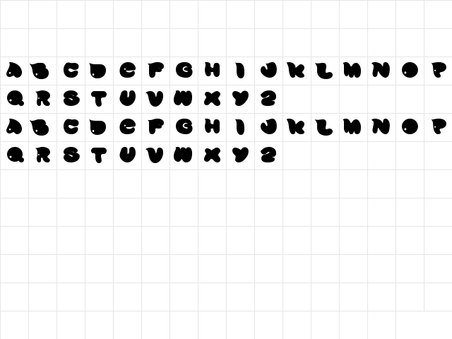 david Regular Character Map