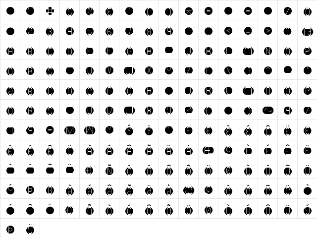DB Layer 1 BRK Normal Character Map DB Layer 1 BRK Normal Character Map