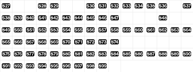DeutscheBahnAG Four Character Map