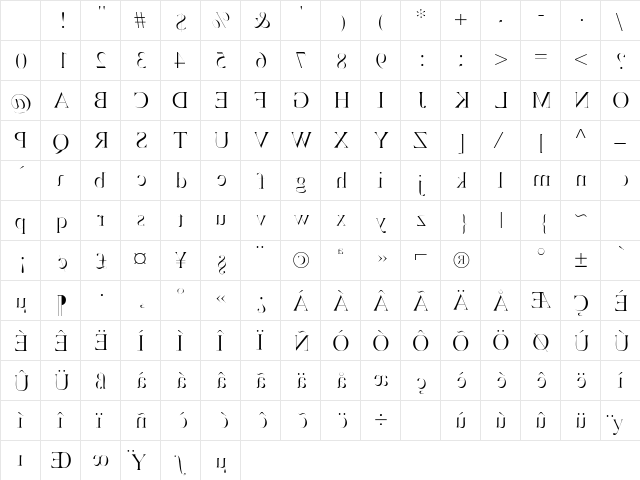 DecoderRingSSK Regular Character Map DecoderRingSSK Regular Character Map