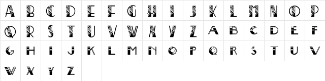 Decollection Normal Character Map