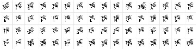 New Regular Character Map