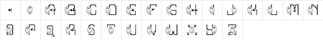 New Regular Character Map