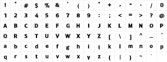 Delineate Regular Character Map Delineate Regular Character Map