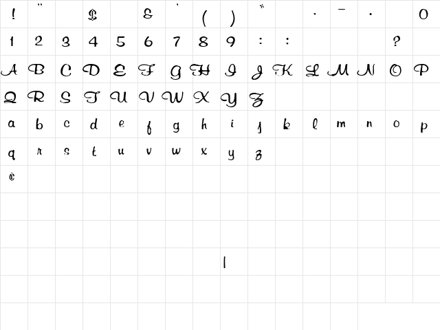 Demented 2 Regular Character Map