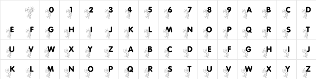 LMS Pigglet's Luck Of The Irish Regular Character Map LMS Pigglet's Luck Of The Irish Regular Character Map