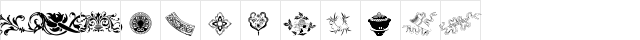 Design 7 Regular Character Map