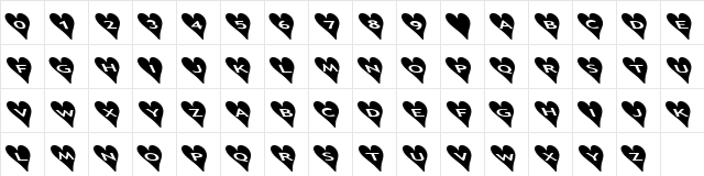 AlphaShapes hearts 2b Normal Character Map AlphaShapes hearts 2b Normal Character Map