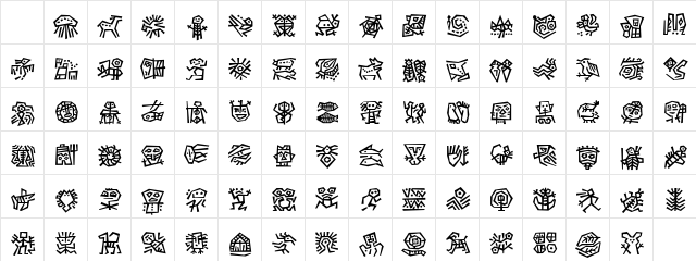 DF Ancestor ITC TT Regular Character Map DF Ancestor ITC TT Regular Character Map
