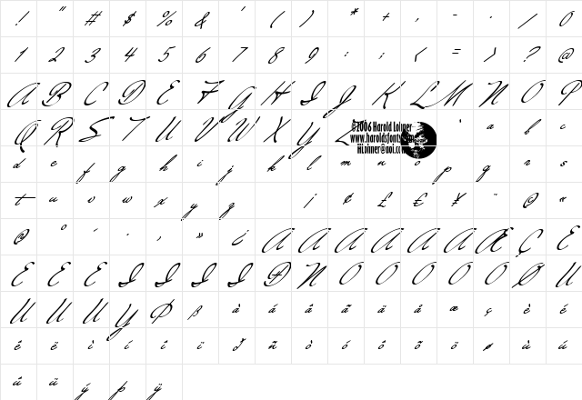 Directors ScriptBig Caps Regular Character Map Directors ScriptBig Caps Regular Character Map
