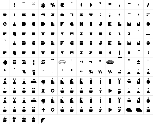 Disco Deck Laser Character Map Disco Deck Laser Character Map