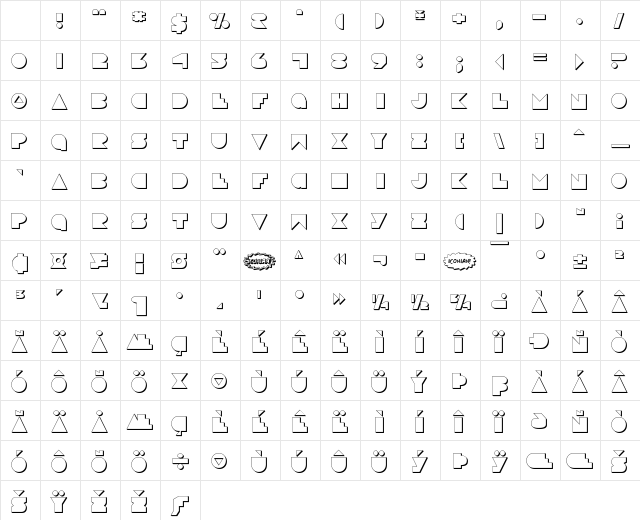 Disco Deck Shadow Shadow Character Map