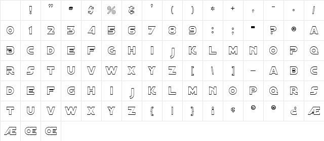 Distant Galaxy Outline Regular Character Map Distant Galaxy Outline Regular Character Map