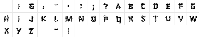 Logger (Plain) Character Map Logger (Plain) Character Map