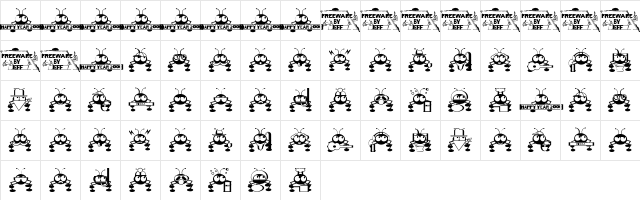 New Regular Character Map