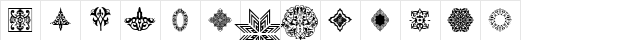 dream_orna2 Regular Character Map dream_orna2 Regular Character Map