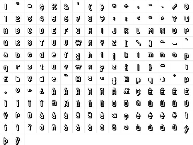 Algol IX Regular Character Map