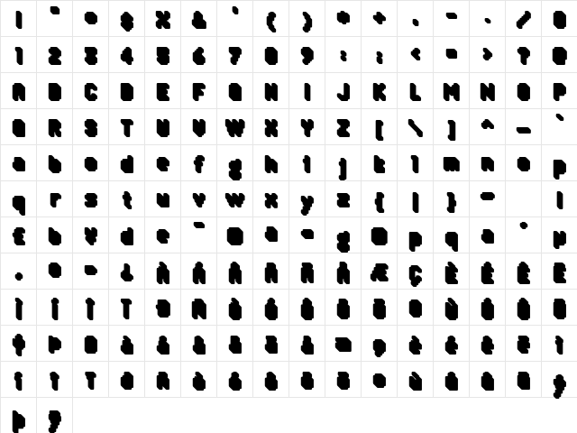 Algol VII Regular Character Map