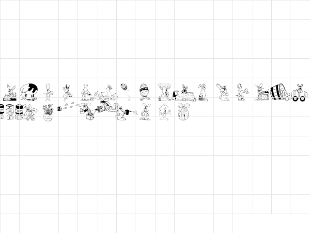 dt Regular Character Map