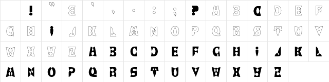 LoopDeLoop Regular Character Map