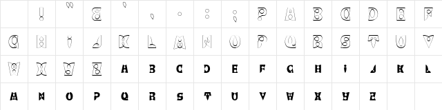 LOOPY Normal Character Map