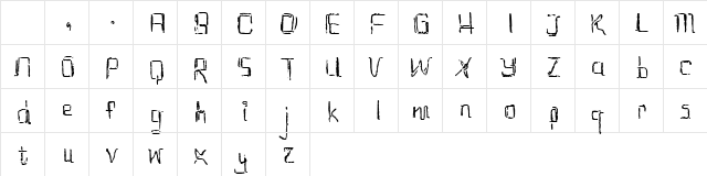 etchAsketch Regular Character Map etchAsketch Regular Character Map