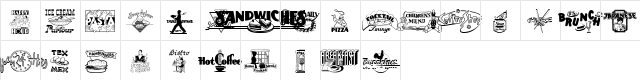 Eating Out Regular Character Map