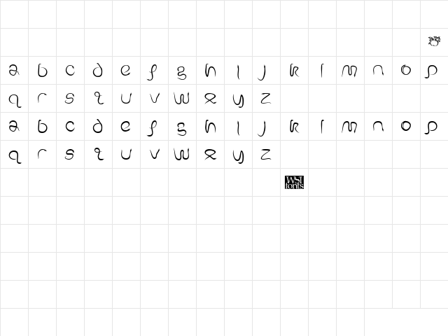 EdenDisplay Regular Character Map EdenDisplay Regular Character Map