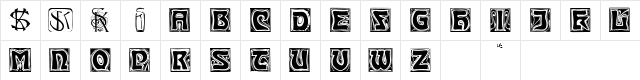 KinigsteinKaps Regular Character Map KinigsteinKaps Regular Character Map