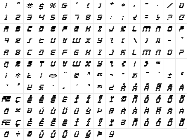 Election Day Bold Italic Bold Italic Character Map