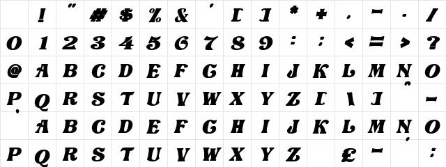 Love Craft Cursiva Character Map Love Craft Cursiva Character Map