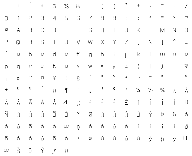 Elgethy Bold Regular Character Map Elgethy Bold Regular Character Map