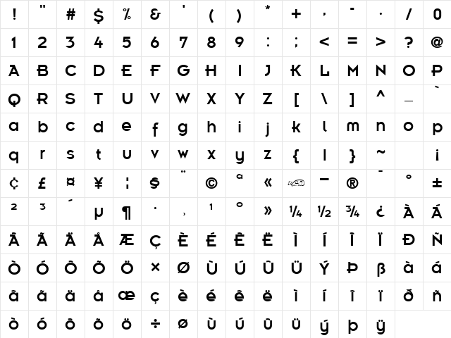 Emblem Regular Character Map Emblem Regular Character Map