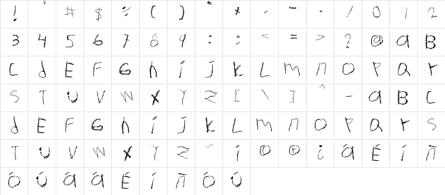 Ermanita Regular Character Map