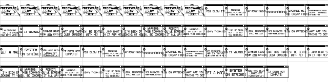 New Regular Character Map