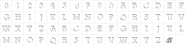 Fab Deco SSi Regular Character Map